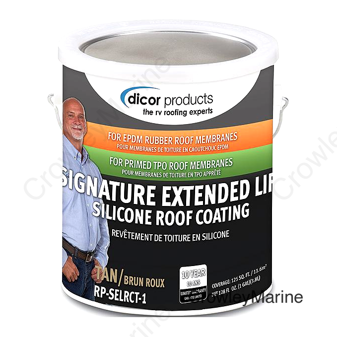 Dicor Signature Extended Life RV Roof Coating™, Tan, Gal.