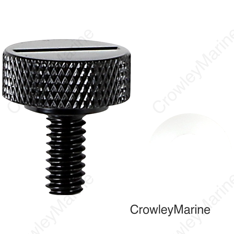 SEAT KNOB BLK SLOT 1/4-20