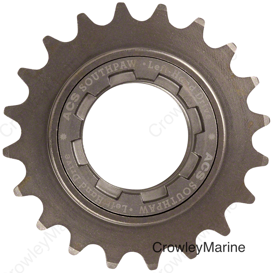 ACS Southpaw Freewheel - 20t Gun Metal For Left Hand Drive