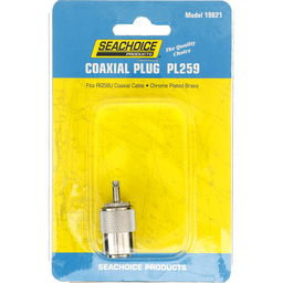 Seachoice PL259 Male Adapter, VHF Cable Antenna Connector thumbnail-0