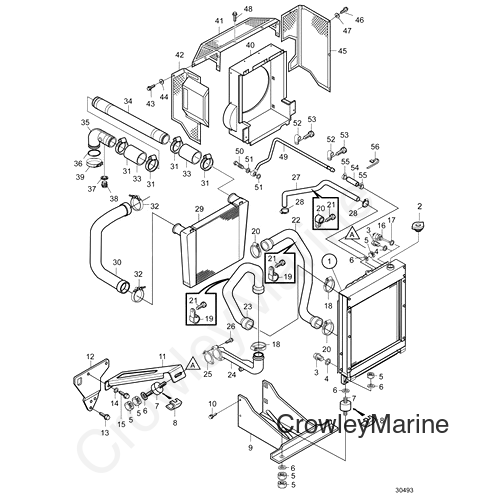 Hose Clamp(V2) - Volvo Penta (21686488)