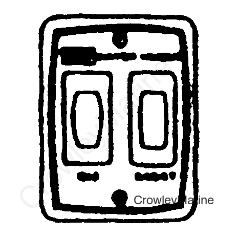 Suburban 232882 ON/OFF Switch, White For DEL Models