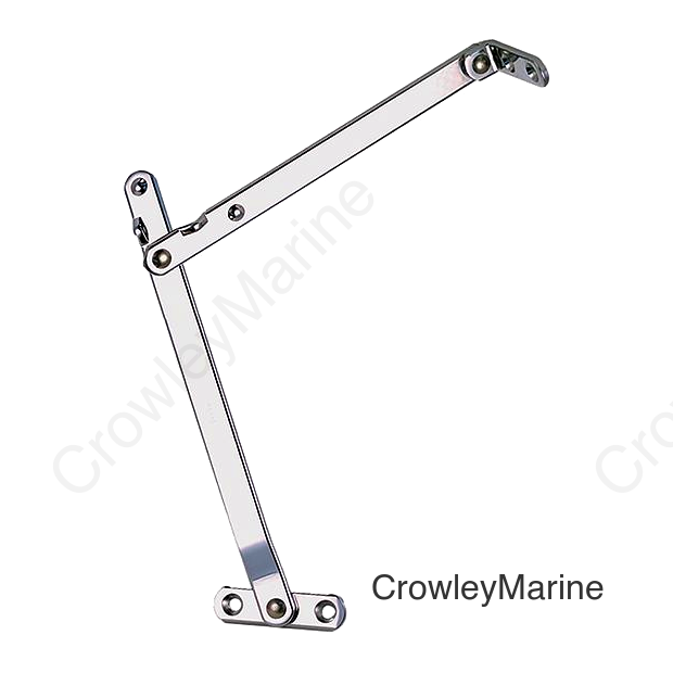 Hinge Hatch 12" Chrome 1Pr/C