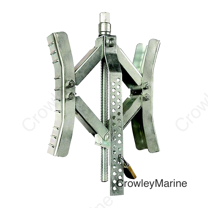 Camco 44662 Wheel Stop w/Wrench & Lock
