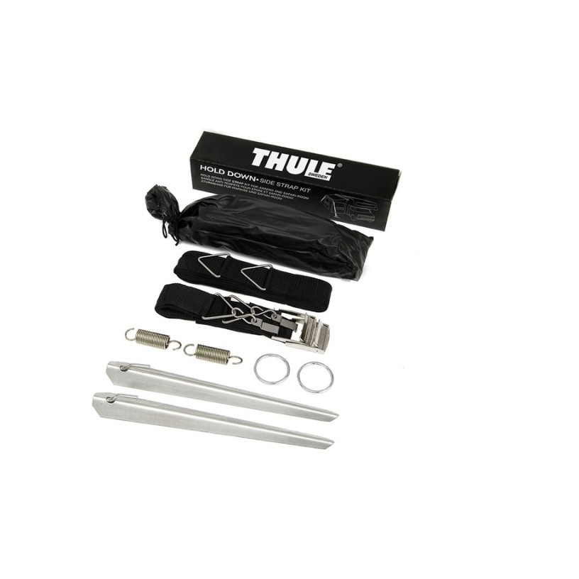 Thule Hold Down Side Strap Kit for HideAway Awnings (Works w/Thule Panels) - Black/Silver