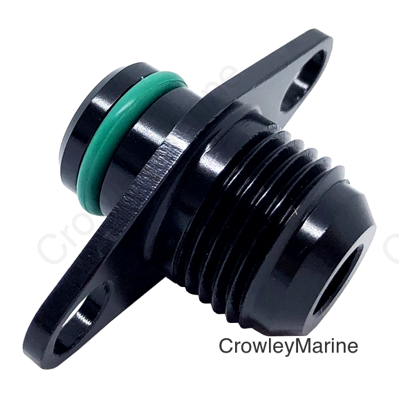 Torque Solution Mitsubishi -6AN Fuel Rail Adapter Fitting