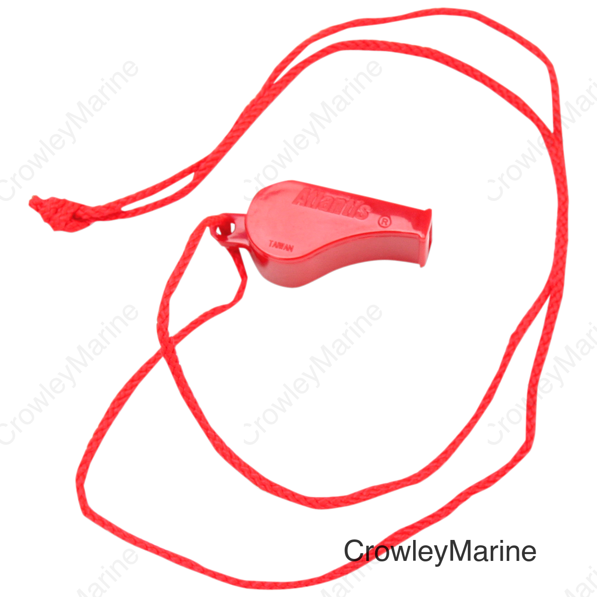 WHISTLE CORDED RED