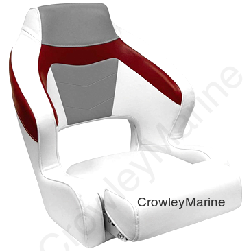 White/Gray/Dark Red