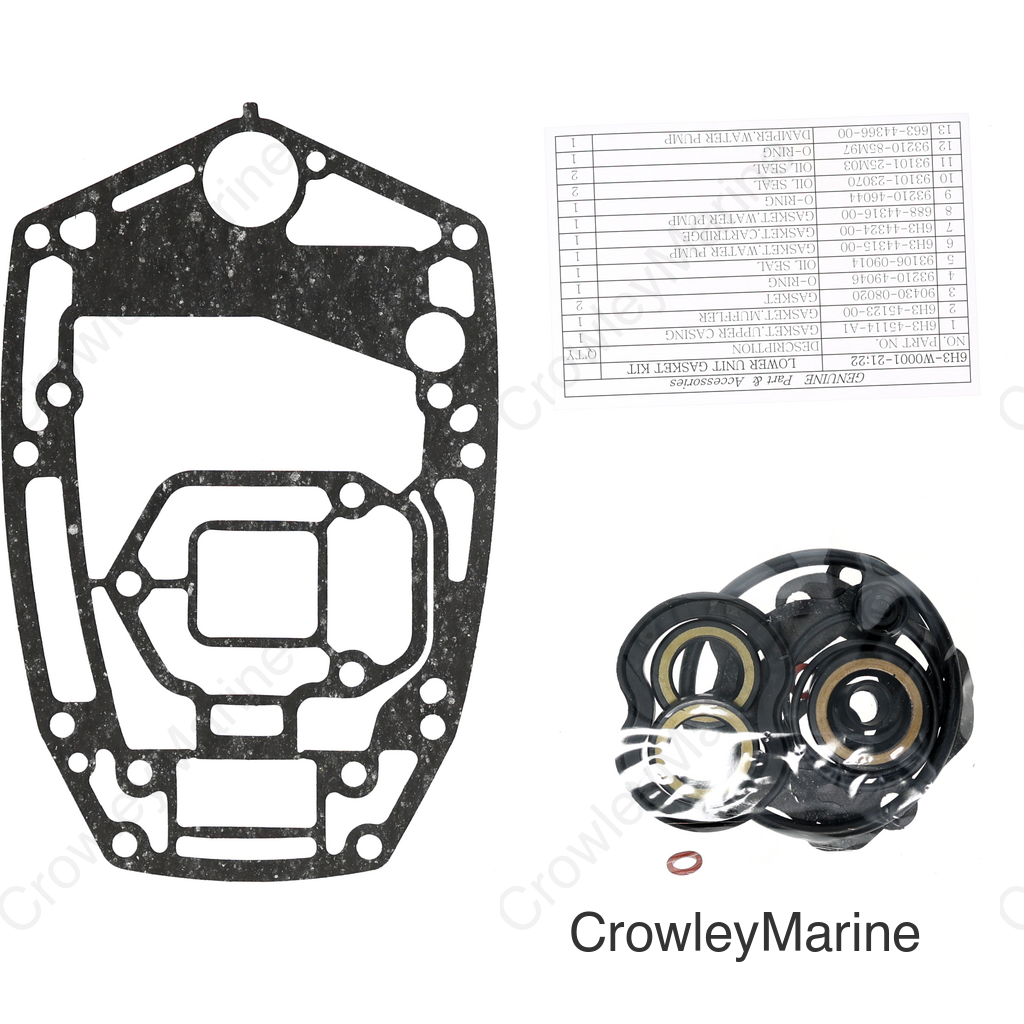 Lower Unit Gasket Kit