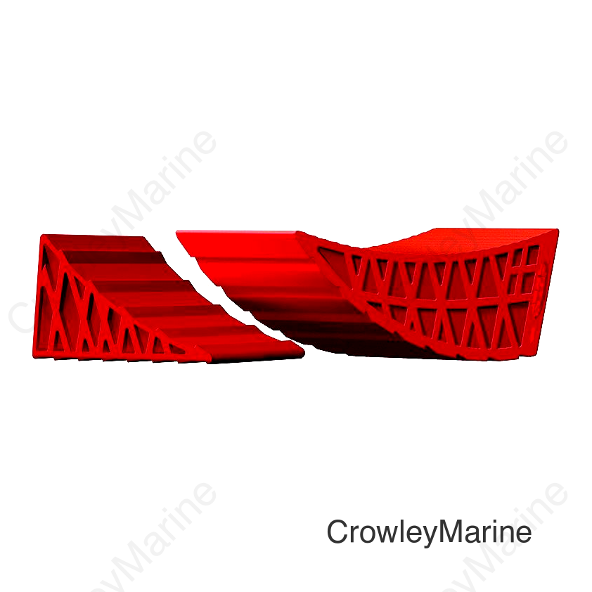 Valterra A100903 StayPut™ Two Axle Side-to-Side Level w/ Two Wedges, Red, 2pk