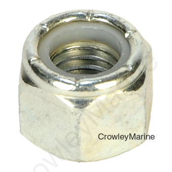 Locknut 1/2"-13, Nylon Insert, Zinc Plated (408789)