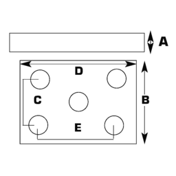 Seachoice Axle, U Bolt Plate Trailer, Galvanized, for Square Beam and Tube Axles thumbnail-7
