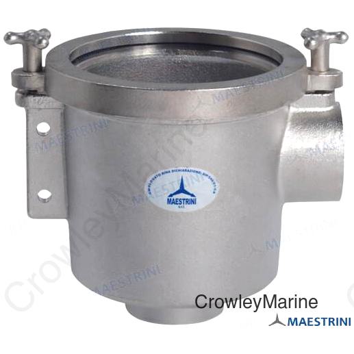 SS WATER FILTER 90DG 1 1/4" (GS30395)