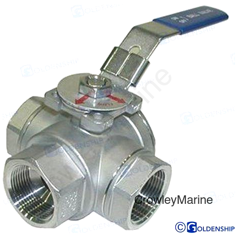3-WAY BALL VALVE 1/2" (GS30030)