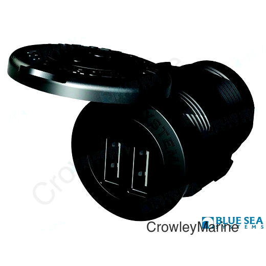 12/24VDC SCKT DUAL USB 48A (BS1045)