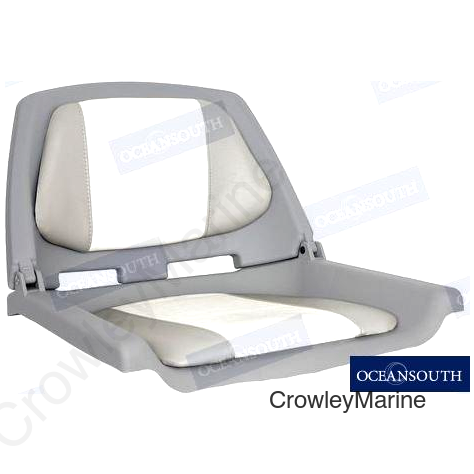 FOLDING PADDED SEAT GR/WHT (OCEMA702-22)