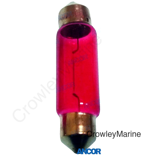 BULB FESTOON RED 12V. 10W. (AM522127)