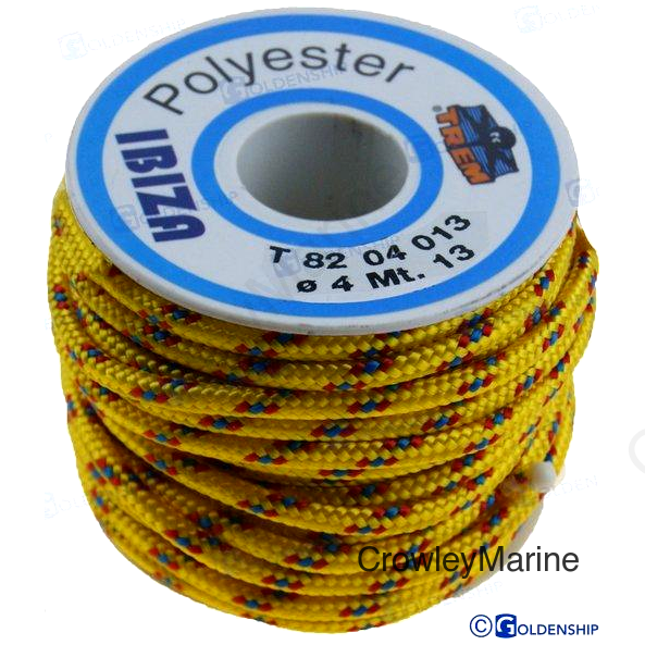 POLY BRAIDED ROPE 25 MM YW (GS60151)