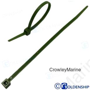 NYL CABLE TIE 250X4.8 GN (100) (GS38208)