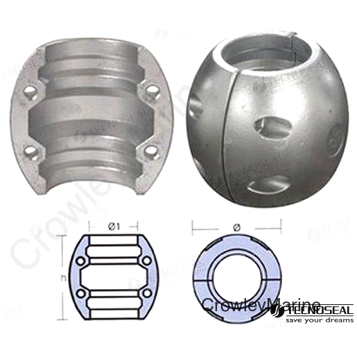 SHAFT ANODE 85MM (TEN00523)