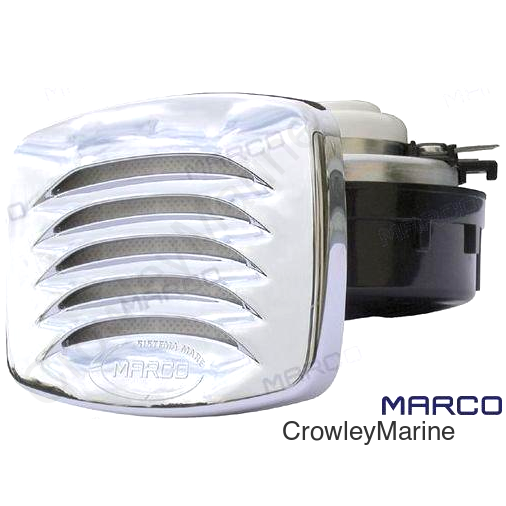ELEC HORN 12V CHROME (GS12031)