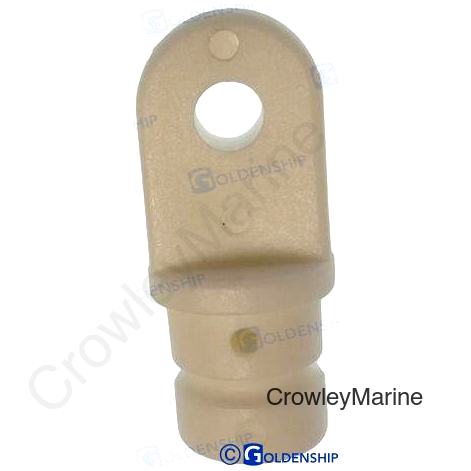 STANCHION EYE 7/8" NYL WHT 2 (GS72227)