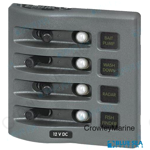 PNL WD 12VDC CLB 4 POS GRAY (BS4374)