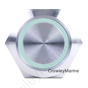 Sierra AV10040G Push-Button Switch, Off/On, Green Halo LED