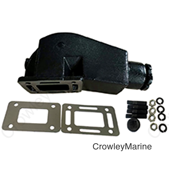 Universal Center Riser Exhaust Elbow