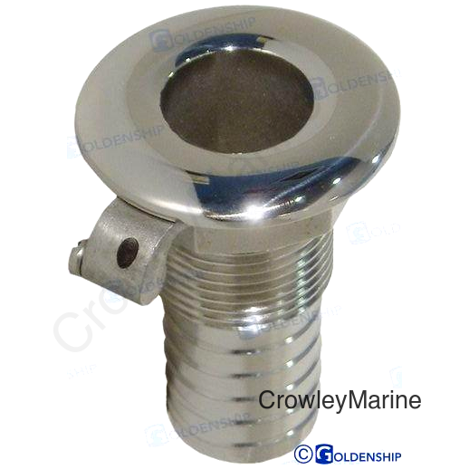 SS THRUHULL CONN 3/8 (GS30215)