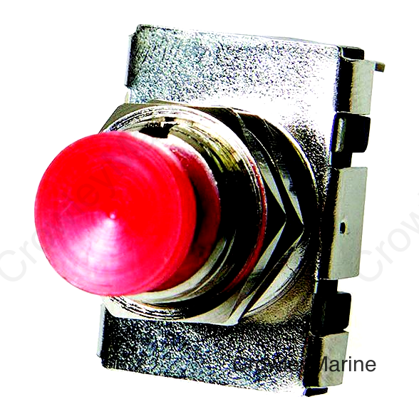 COMPACT PUSH BUTTON SWITCH RED