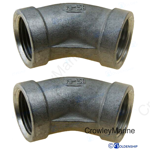45DG ELBOW BANDED (2PK) (GS30560)