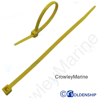 NYL CABLE TIE 390X4.8 YW (100) (GS38214)