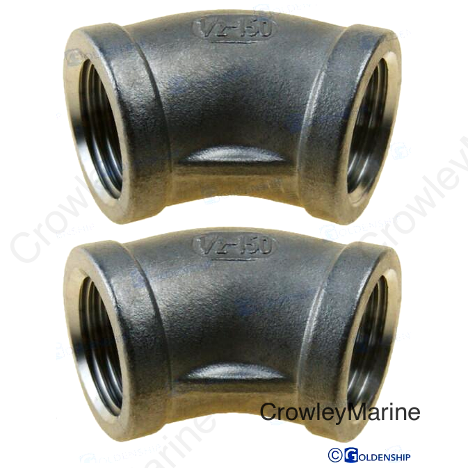 45DG ELBOW BANDED 1/2 2 (GS30561)