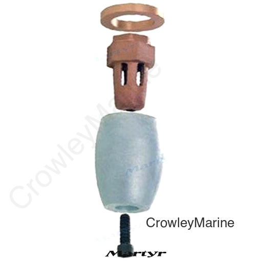 ZINC BRAVO 2 PROP NUT ASSBLY (CMPNEZF14Z)