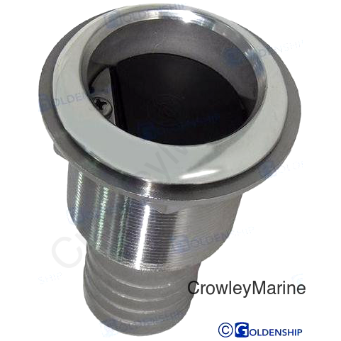 SS THRUHULL (W VALVE) 1-1/2" (GS30332)