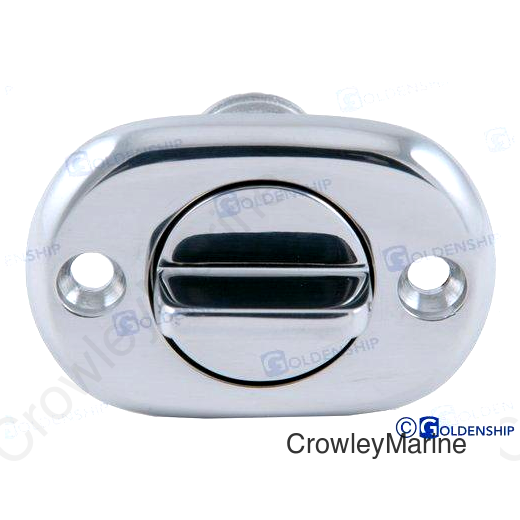 OVAL DRAIN PLUG SS-316 54 MM (GS30328)