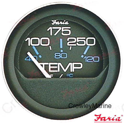 WATER TEMP GAUGE 100-250DGF (FA13004)