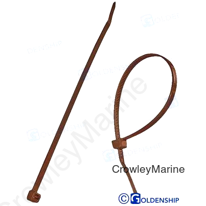 NYL CABLE TIE 140X3.6 BN (100) (GS38221)