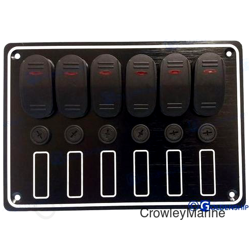 6 GANG WTRPRF SWITCH PNL (GS11195)