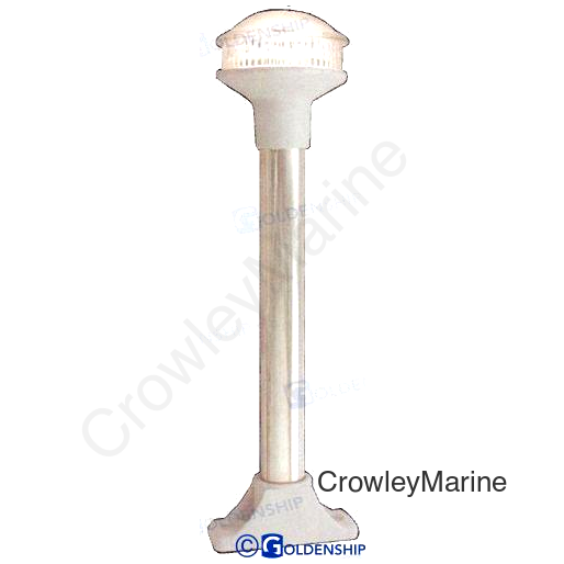 FLAT MNT RND LIGHT 24" LED WHT (GS10327)