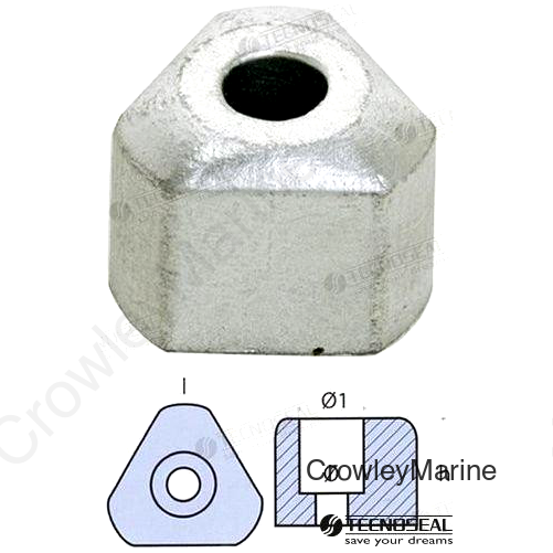GORI PROP NUT DIA 6 MM (TEN01022/1)