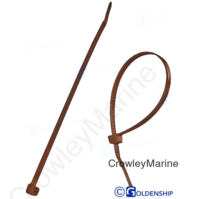 NYL CABLE TIE 390X4.8 BN (100) (GS38224)