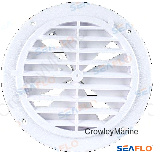 VENT CVR WHT - 2 BLADES (SFVC102)