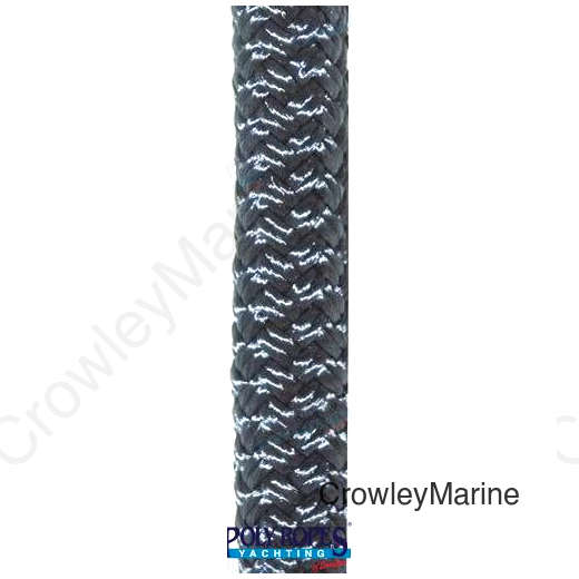 DOCKLINE 19MM BLK (85 M) (POL2810481719)