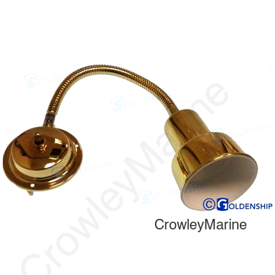 BKHD BRASS W FLEX 12V 10W H (GS10426)