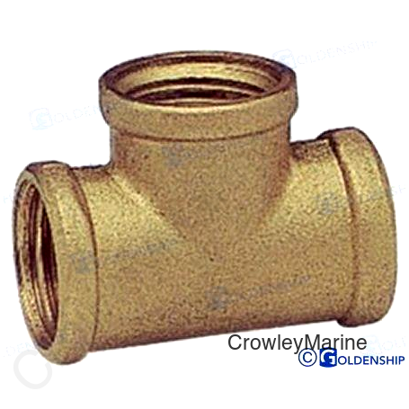T BRASS H/H/H 3/4" (GS30182)