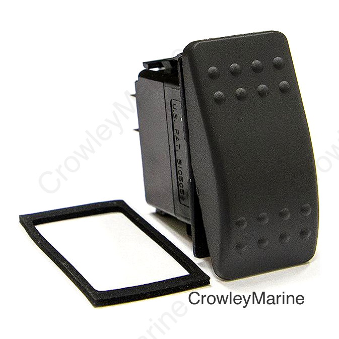 Non-Illuminated Weather Resistant Contura® Rocker Switch