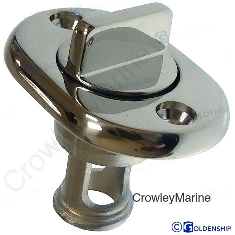 OVAL DRAIN PLUG SS-316 64 MM (GS30329)