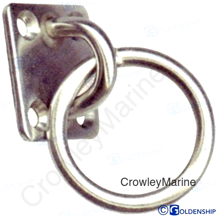 SQ EYE PLATE W/RING (PK 5) (GS72015B)
